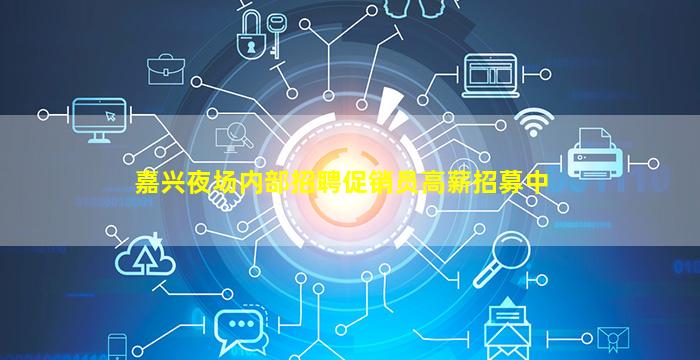 嘉兴夜场内部招聘促销员高薪招募中